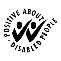 positive about disabled people logo